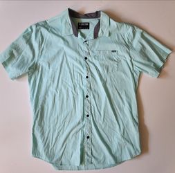 Zoo York Men’s size XXL Mint Green Short Sleeve Button-Down Shirt