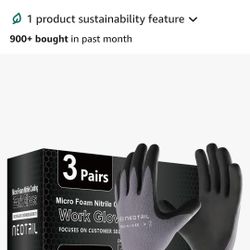 Two New Pairs Of Work Gloves