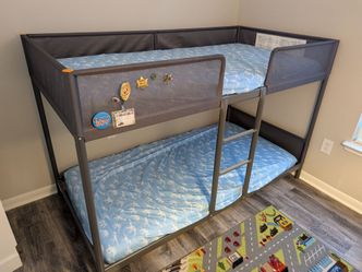 Ikea Tuffing Bunk Bed w Mattresses