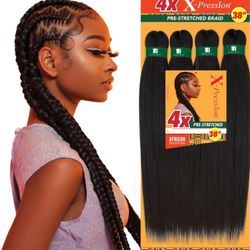 Sensationnel Xpression prestretched braiding hair, 1 pack 99J *NEW*