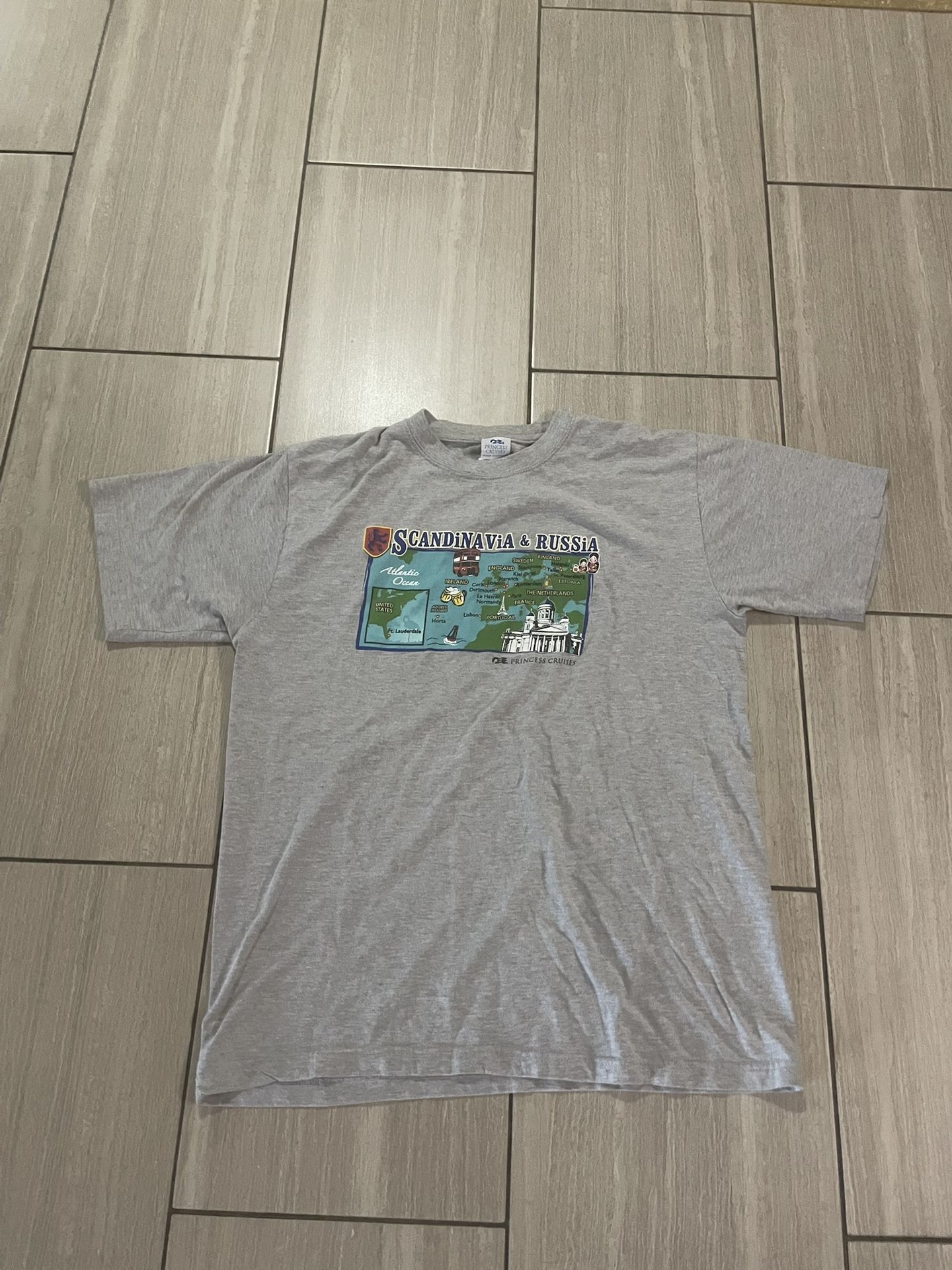 Vintage Scandinavia, Russia T-Shirt, Boxy