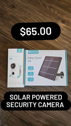 Camera With Solar Panel