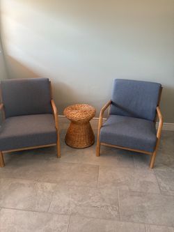 Pair of Mid-Century Modern Accent Chairs