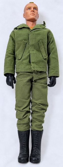 M&C Toys 12" Military Action Figure Blonde Mohawk Green Uniform Boots #10