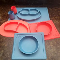 Ez Pz infant cups EZPZ bowls plate Nuby plate silicone