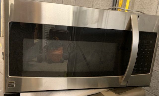 Kenmore Elite Stainless Steel Microwave (contact info removed)310 Over The Stove Unit Exhaust Fan Nice