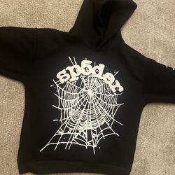 Sp5der M black and white hoodie 