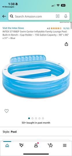 UNOPENED inflatable Family Swimming pool 