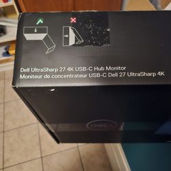 DELL 27" 4K Ultra Sharp Monitor,  Open Box 