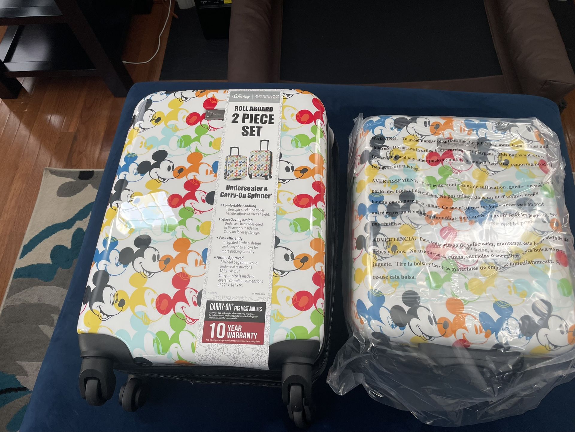 Disney Luggage 2 Piece Set