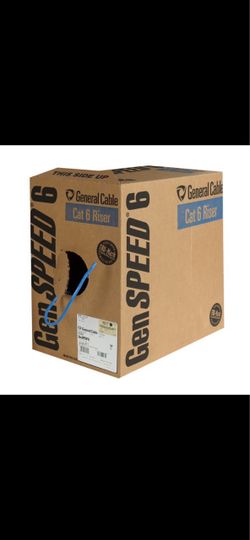 Cat6 Ethernet Cable GenSPEED 6000 – 2 x 1,000 FT Rolls
