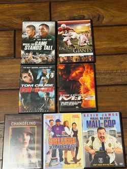 7 movie DVDs