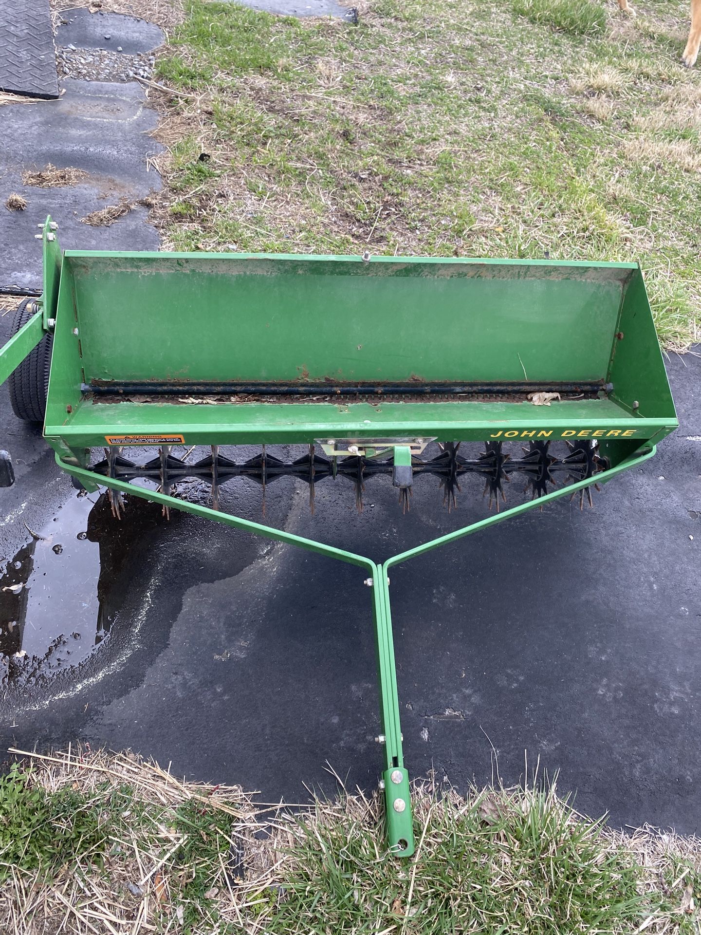 Pull Behind Seeder For John Deere Tractor