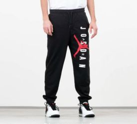 JordanAir Jordan Basketball Lacing Sports Long Pants Joggers Black Bred Men’s M
