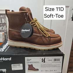 Diehard Soft Toe Work Boots Size 11