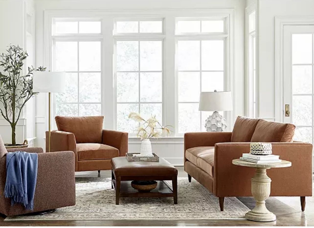 Eliqueen Velvet Set Sofa Chair – Created for Macy’s | Excellent Condition