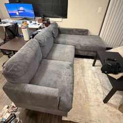 Corduroy Sectional Sofa