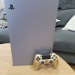 PS5 Disc Edition w/ Silver Plates