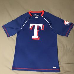 Texas Rangers Men’s MLB Genuine Merchandise Polyester Shirt TX3 Cool Size L
