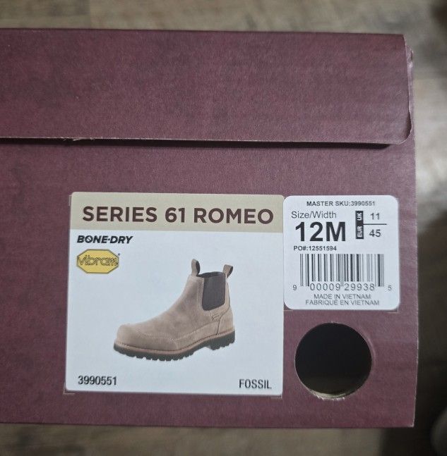 RedHead Series 61 Romeo Boots for Men Fossil 12M