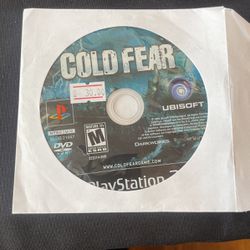 Cold Fear Ps2 Disc Only $30