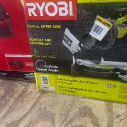 Ryobi 7-1/4” Miter Saw