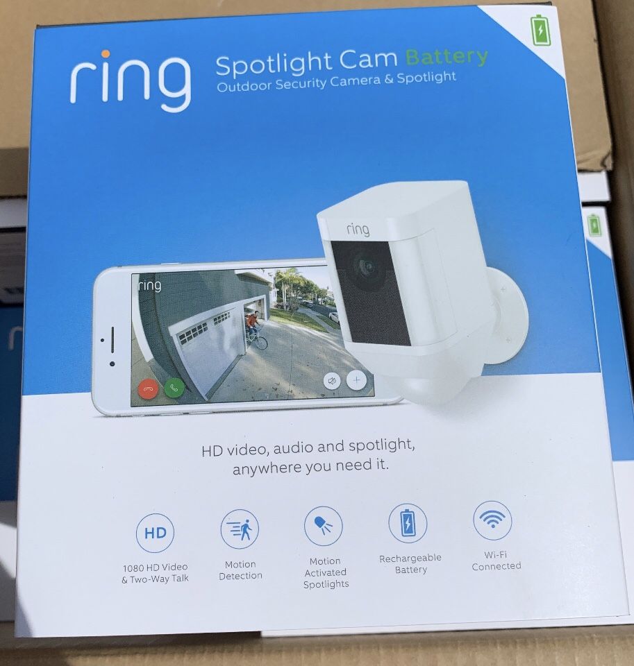 Ring spotlight camera