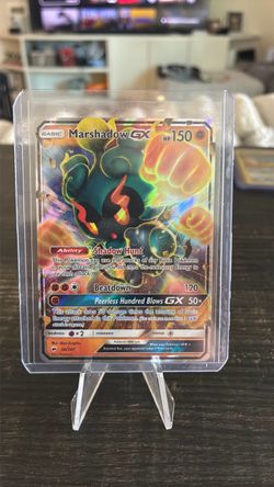Pokemon burning shadows Marshadow GX Pokemon Card 80/147