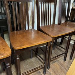 Set Of 4 Bistro Chairs Or Bar Stools