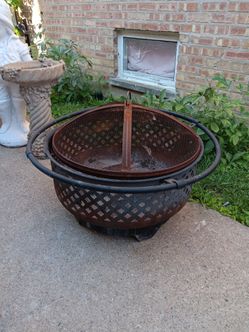 Metal Outdoor Patio Firepit