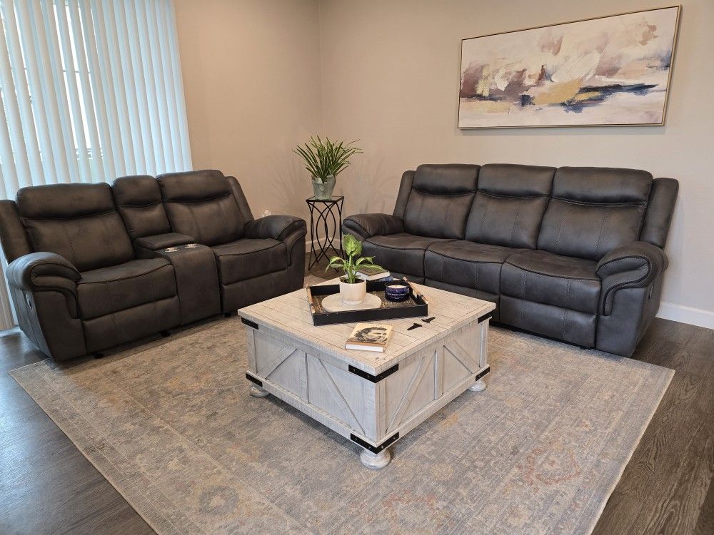 Sofa and Loveseat