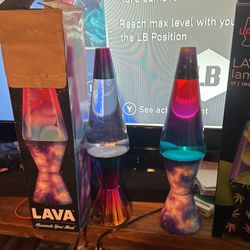 Lava Lamps 2 With Box 1 With Out All Three For 50 OBO