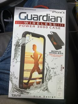 iPhone X (WATERPROOF) & 3000mAh wireless charging power module