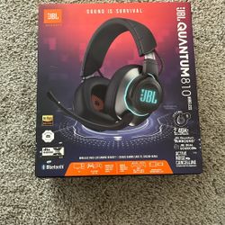 JBL QUANTUM 810 Wireless Headset. Color: Black 