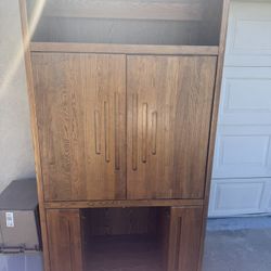 Entertainment Center Oak