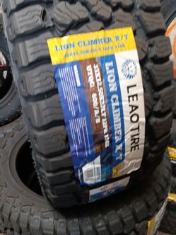 New set of tires lion xt 33 1250 22 lt
