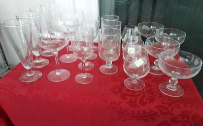 PRINCESS HOUSE CRYSTAL GLASSES AND MUCH MORE.  $5 AND UP.   I Also Have Gold Leaf Glasses, Vintage Avon. Franciscan Ware. Check Pics.