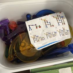 Marble Run with Storage bin and lid