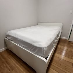 White Full Size Bed Frame