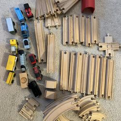 Wooden Train Set 