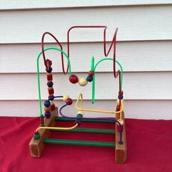 Vintage Teletubbies Handmade In Canada Wood Game