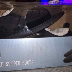 Men’s House Slipper Boots Size L