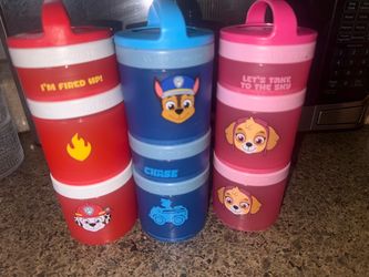 Whiskware paw patrol snack containers