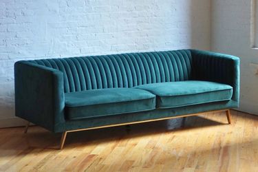 Stately Art Deco Sofa  Dimensions / Guaranteed to Fit Width- 83 inches Depth - 35 inches Height - 28