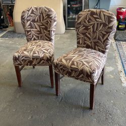Two Upholstered Chairs  FREE