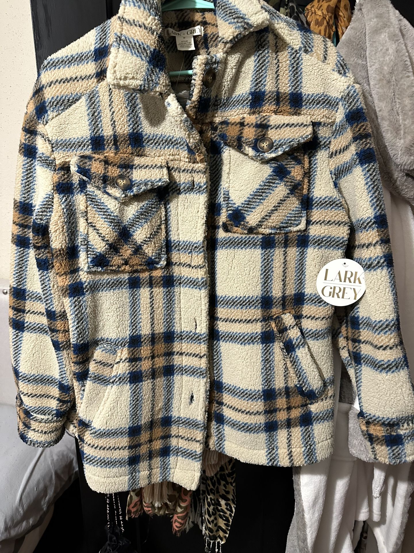 Fuzzy Sherpa Coat/Jacket