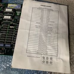 working Crazy Fight Subsino Jamma,arcade Video game board PCB C173