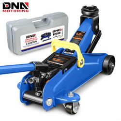 1.5 Ton (3000 lbs) 5.3”- 12” Lifting Heavy Duty Steel Garage Hydraulic Floor Jack (Pole not included)