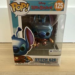 Disney Stitch  (Experiment) 626 - Funko Pop #125 (Metallic) (Limited Edition - 3,000 Pieces)