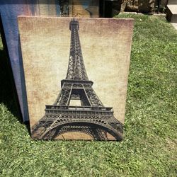 Eiffel Tower Canvas Art